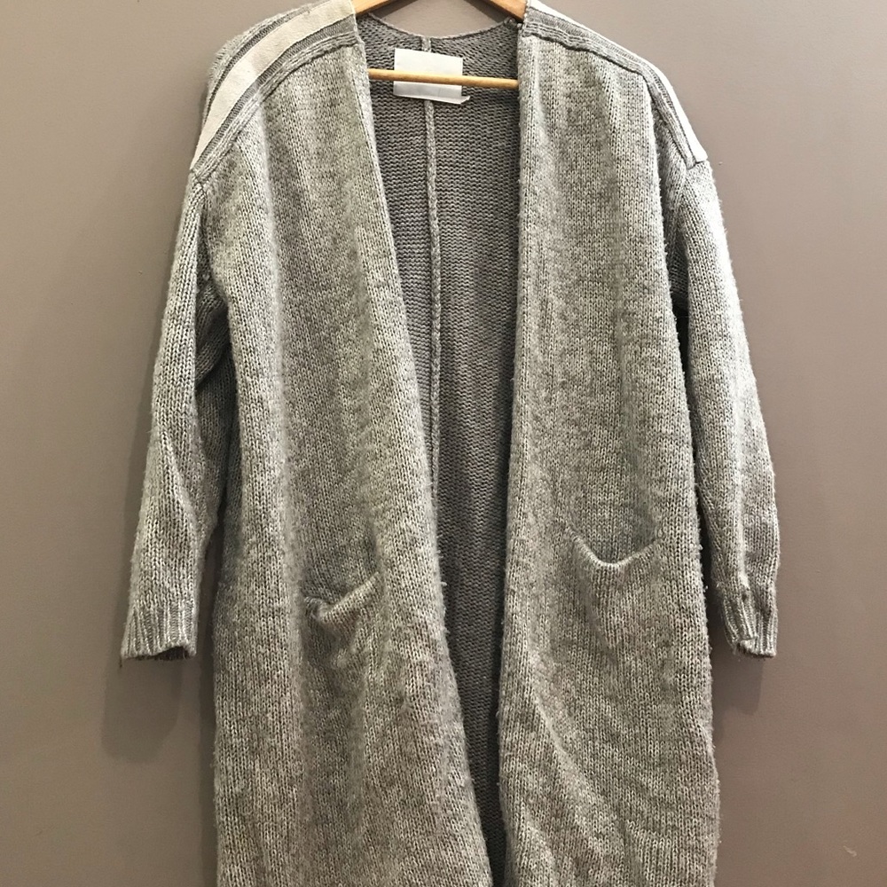 💛2 for $15 grey comfy sweater cardigan